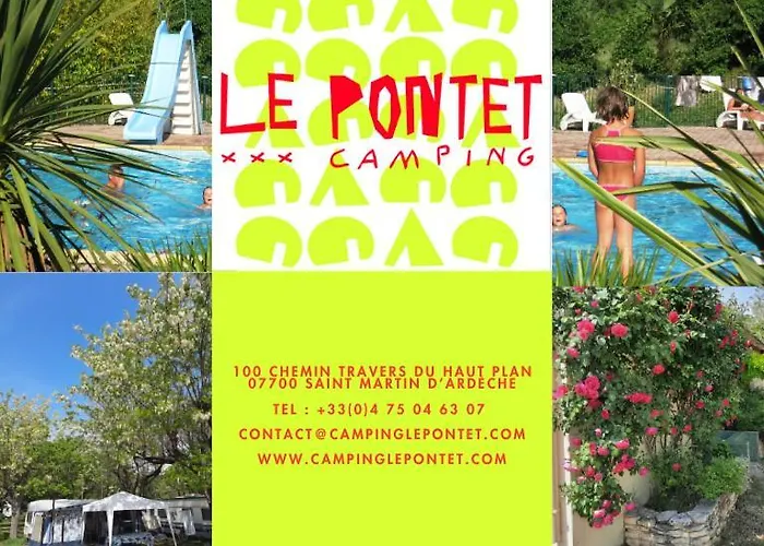 Campingplads Le Pontet Saint-Martin-dʼArdèche